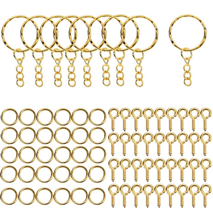 110pcs/Set%20Keychain%20Open%20Jump%20Rings%20Eye%20Pins%20Jewelry%20Making%20Accessories%20Kits%20for%20DIY%20Epoxy%20Resin%20Key%20Chain%20Key%20Ring%20Pendants%20-%20Image%203