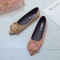 Beanie shoes women's 2020 autumn Korean version flat heel shoes ins tide summer net red slip shoes.