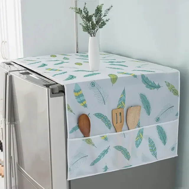 1PCS(Double%20Door)%20Dust%20Cover%20Refrigerator%20Cover%20with%20Pocket%20Double%20Sided%20Storage%20Hanging%20Bags%20Kitchen%20Fridge%20Cover%20-%20Image%202
