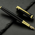 Luxury Metal Caligraphy Pen Office School Stationary ink Nibs for Fountain Pen 0.38mm 0.5mm 1.0mm Customized Logo Name Gift Amour zii. 
