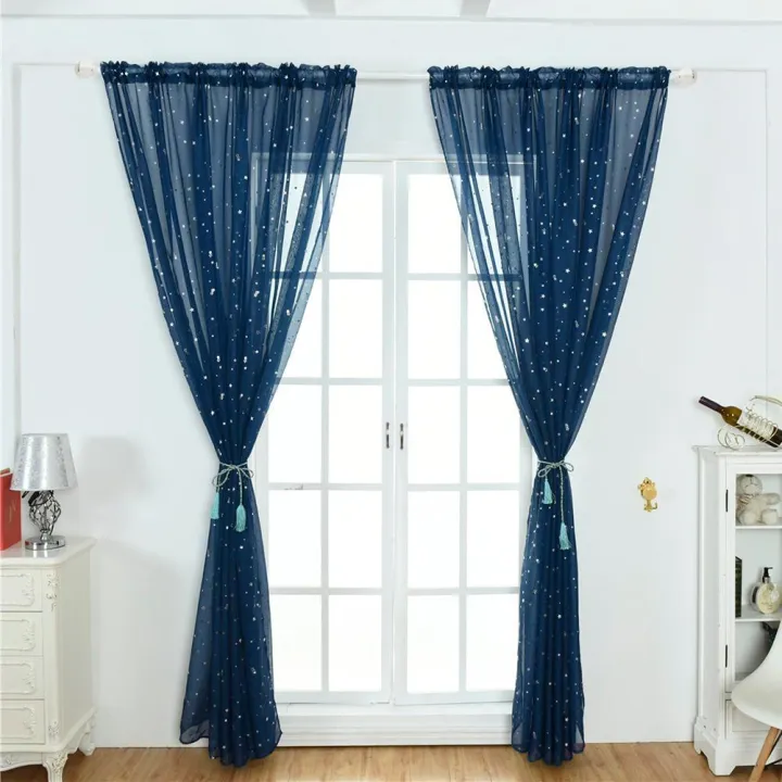 Star%20Print%20Tulle%20Curtains%20Window%20Drapes%20Sheer%20Purdah%20for%20Home%20Living%20Room%20-%20Image%203