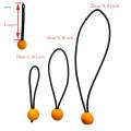 4x Bungee Cords Tie Down Straps 4mm with Ball for Tents Holding Hoses Wire 10cm.