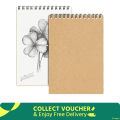 Sketch Art and Drawing Book, Spiral A6 Size Cartidge Paper. 