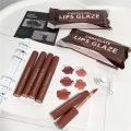 MAGIC CASA Chocolate Lip Glaze Set Of Five, Lasts for A Long Time Without Fading and Staining The Cup Lipstick. 