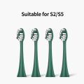 SEAGO Electric Toothbrush Head Replacement Brush Sonic 4PCS Compatible For SG986/SG987/S2/SX/S5 Gum Health Whitening Brush Heads.