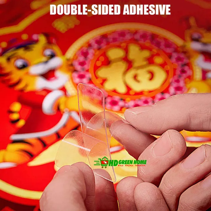 60pcs%20x%20Magic%20Sticker%20Acrylic%20Double%20Sided%20Adhesive%20Transparent%20Mounting%20Stickers%20Tape%20-%20Image%205