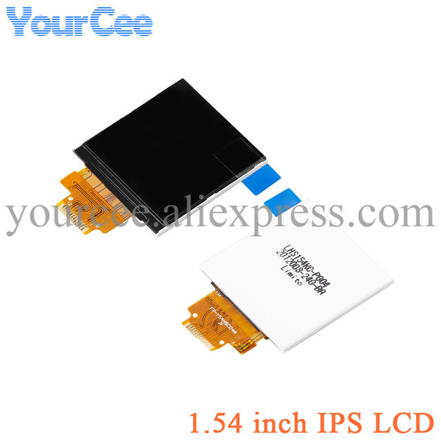 1.54 inch IPS Colorful TFT Display 1.54" HD IPS LCD Screen Module 240*240 240x240 SPI interface ST7789 Driver Font Library
