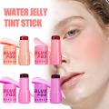 Milk Jelly Blush Stick Sheer Lip Cheek Stain Cheek Tint Buildable Watercolor Finish Makeup Blush for All Skin Tones X8P8.