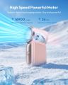 Cooling Fan X688 Mini Handheld Fan, Portable USB Rechargeable Pocket Cooling Fan(Multi-Color).