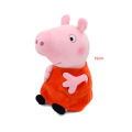 Happy night 19cm Original Peppa Pig Plush Toys George Eddie Bear Mr Dinosaur Cartoon Anime Figure Stuffed Plush Toys Kids Christmas Gift Toy. 