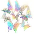 12 Pcs/set - 3D Krystal Butterfly Stickers for home decoration, Reading Room , Gift ,Children Birthday Party.