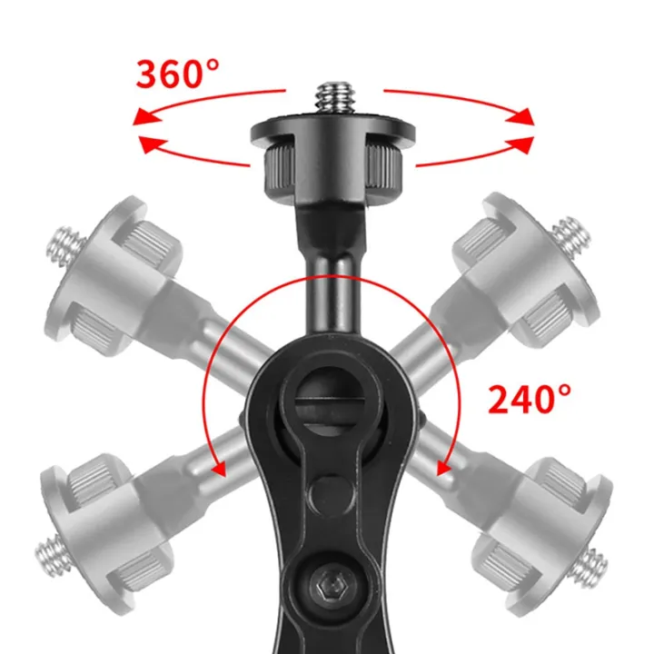 Double%201/4%20Ball%20Head%20Adapter%20Magic%20Arm%20Crab%20Clamp%203/8%20Mount%20Light%20Field%20Monitor%20Camera%20Stand%20Bracket%20-%20Image%207
