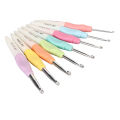 Crochet Hook Set Light Colorful 8 Pieces Yarn Knitting Hook for Craft. 