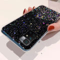 For Redmi Note 11 4G Case Glitter Silicone Soft Cases Starry Sky String Glitter Transparent Space Stars Moon Redmi Note11 4G Back Cover.