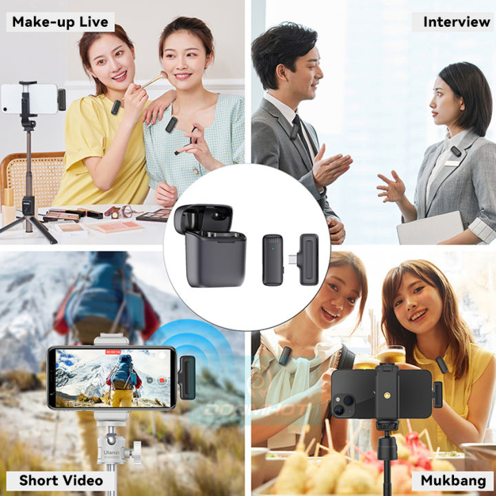 DoomHot%20Mini%20Mic%20Wireless%20Lavalier%20Microphone%20Intelligent%20Noise%20Reduction%20Microphone%20with%20Charging%20Box%20Professional%20Plug-Play%20Microphone%20For%20iPhone%20Android%20Smartphones%20Camera%20Recording%20Live%20-%20Image%208
