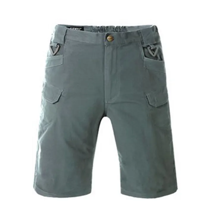 Summer military city tactics shorts mens stretch outdoors Sports climbing shorts-Green