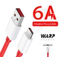 OnePlus 7T Pro 30W Warp Charger 6A Type-C Cable Dash Charge Fast Charging Adapter For One Plus 8 7 6T 1+6 3T 1+5T. 