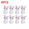 16/2PCS Food Sealing Clips Cartoon Cat Plastic Snacks Sealing Clamps Clothes Hanging Clips Household Office Desk Storage Tool.