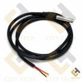 3 Wire DS18B20 Waterproof Digital Temperature Temp Sensor Probe 1M Stainless Steel Package Waterproof DS18B20 Temperature Sensor Probe For Arduino Raspberry Pi.