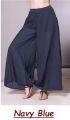 Ladies Chiffon Wide Leg Palazzo Pants, Long Elastic Waistband Pant, Belly Dancing Palazzo, Long Boho Costumes For Women And Girls -Formal Pant. 