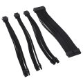 PSU Cable Extension 30cm 4PCS PC Extension Cable Set with Combs for GPU. 