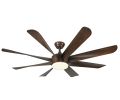 Yamada 336 DC 8 blades 1500MM / 60" Ceiling Fan (Malaysian Brand) Dark Wood.