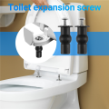 Toilet TOP FIX Seat Hinge Hole Well Nut Screw Rubber Back Pair. 