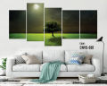 CNVS-881 60″ inch x 36″ inch Mind Blowing Moon Night Green Tree.