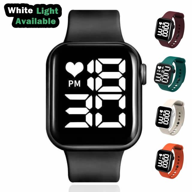 New Digital Silicone sports Watch, Anti Air DailyLife Waterproof Watch For Men