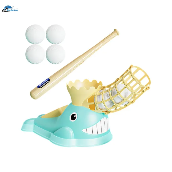 Kids%20Pitching%20Machine%20Baseball%20Pitcherpitching%20Machine%20Automatic%20Baseball%20Launcher%206%20Baseballs%20Blue%20-%20Image%204