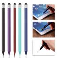 2 in 1 Multifunction Fine Point Thin Tip Capacitive Stylus Touch Screen Pen for Smart Phone Tablet and pointed end is used for resistive screens, game consoles, navigation, etc.