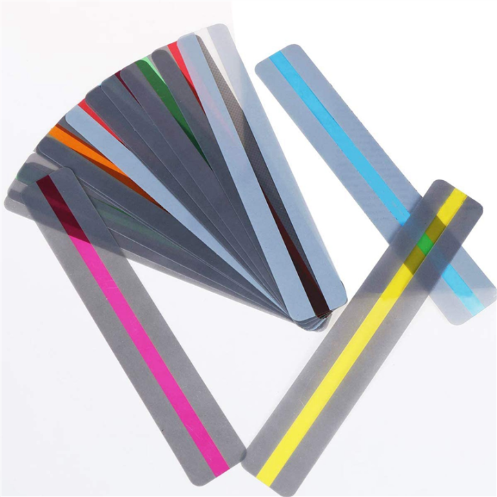 40%20Pack%20Reading%20Guide%20Strips%20Colored%20Overlay%20Highlight%20Bookmarks%20Reading%20Tracking%20Rulers%20for%20Children%20And%20Dyslexics%20-%20Image%203