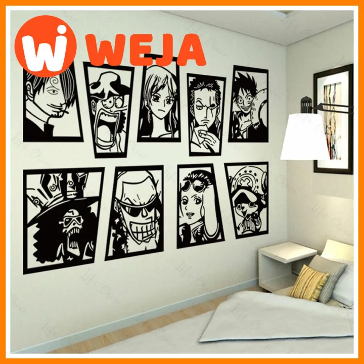 Cartoon%20One%20Piece%20Wall%20Sticker%20Luffy%20Japanese%20Cartoon%20Anime%20Boys%20Mural%20Wall%20Decal%20Kids%20Bedroom%20Home%20Decoration%20Stickers%20-%20Image%202