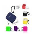 Silicone TWS Bluetooth Earbuds Case with Hook  Case Cover, Earphone Case. 