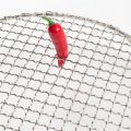 304 Stainless Multipurpose Steel Round Grill Net with Foot Barbecue Rack Steam Baking Rack Camping Outdoor BBQ Meshes. 