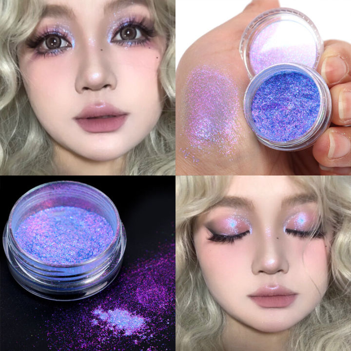 12%20Colors%20Polarized%20Eyeshadow%20Powder%20Long%20Lasting%20Waterproof%20Pearlescent%20Glitter%20Matte%20Green%20Pink%20Blue%20Loose%20Powder%20Eyes%20Makeup%20-%20Image%204