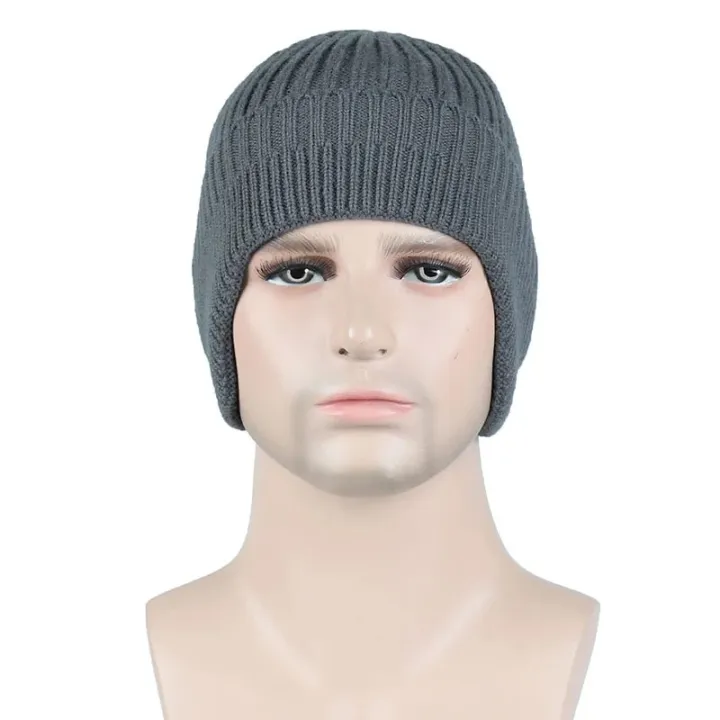 Solid%20Knitted%20Hat%20Winter%20Imitation%20Rabbit%20Fleece%20Hats%20for%20Men%20Warm%20Ear%20Caps%20Autumn%20Beanie%20Hat%20Men's%20Winter%20Cap%20-%20Image%202