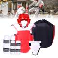 5x Taekwondo Protective Gear with Arm Leg Guards Boxing Headgear Full Protection for Grappling XXL.