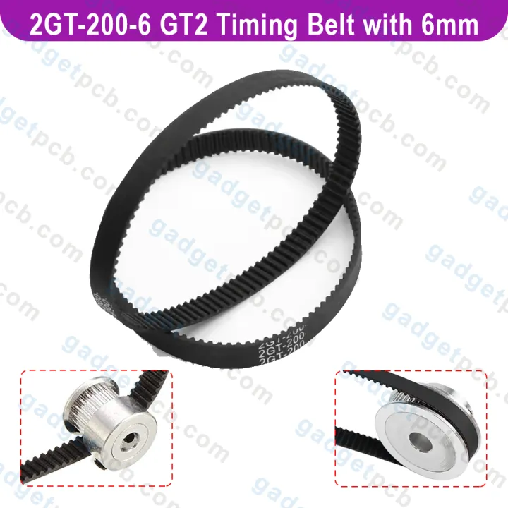 2GT-200-6%20GT2%20Timing%20Belt%20200mm%20Width%206mm%20Synchronous%20Endless%20Closed%20Loop%20Rubber%20Belt%20100%20Teeth%20For%203D%20Printer%20CNC%20Machine%20Parts%20200-2GT-6%20-%20Image%202