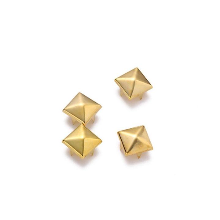 4%20Claws%20Fashion%20for%20Hat,Bag,Clothes%20Pyramid%20Shape%20Metal%20Spikes%20Spots%20Nailhead%20Releasable%20Sewing%20Decor%20Garment%20Supplies%20Square%20Rivets%20DIY%20Studs%20-%20Image%203