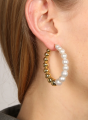 Fashion Accessories Jewellery Subang Silver Earrings Pearl Earrings Design Women. 