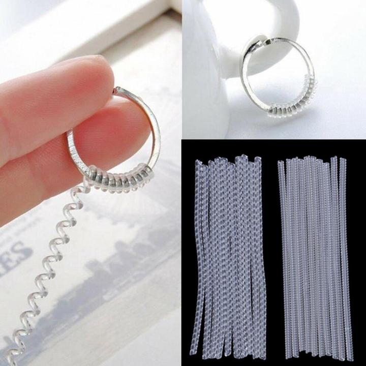【No-Questions-Asked Refund】 10Pcs Insert Guard Tightener Reducer Resizing Fitter Ring Size Adjuster Podazz