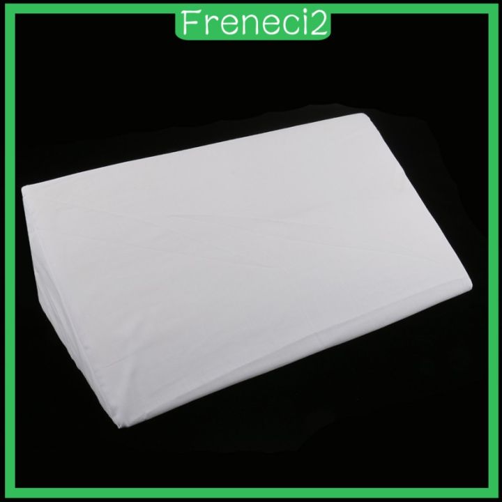 Foam%20Bed%20Wedge%20Acid%20Reflux%20Pillow%20Leg%20Elevation%20Cushion%20Washable%20Removable%20Cover%20-%20White%2020x10x5.5%20inches%20-%20Image%202