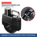 RacingCar Portable Motorcycle Helmet Lock Anti-theft Security Safety Handlebar Locking Cycling Equipment. 