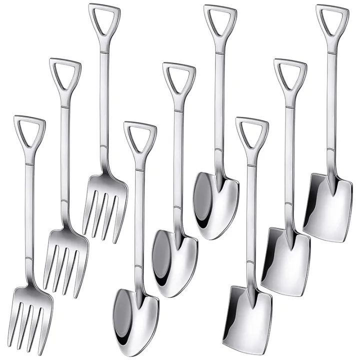 9%20Pieces%20Shovel%20Spoon%20Fork%20Shovel%20Coffee%20Spoon%20Shovel%20Handle%20Dessert%20Spoon%20Ice%20Cream%20Spoon%20Shovel%20Shape%20Fork%20Fruit%20Fork%20-%20Image%202