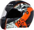 Vega Crux Dx Victor Dull Black Orange Helmet. 