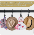 10Pcs/Set Curtain Rings Clips Metal Decorative Rustproof Drapery Window Curtain Hanging Ring Hook Clothes Clip Hanger.