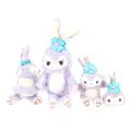 Stellalou Stuffed Plush Toy Purple Rabbit Doll Stella Lou Ballet Bunny Doll.