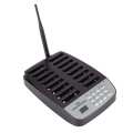 Wireless Pager System Restaurant Guest Paging 999 Channels with Calling Keyboard Charging Station 16 Slots Rechargeable. 