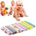 Soft Cotton Baby Handkerchief or Towel - 8pcs/Pack.